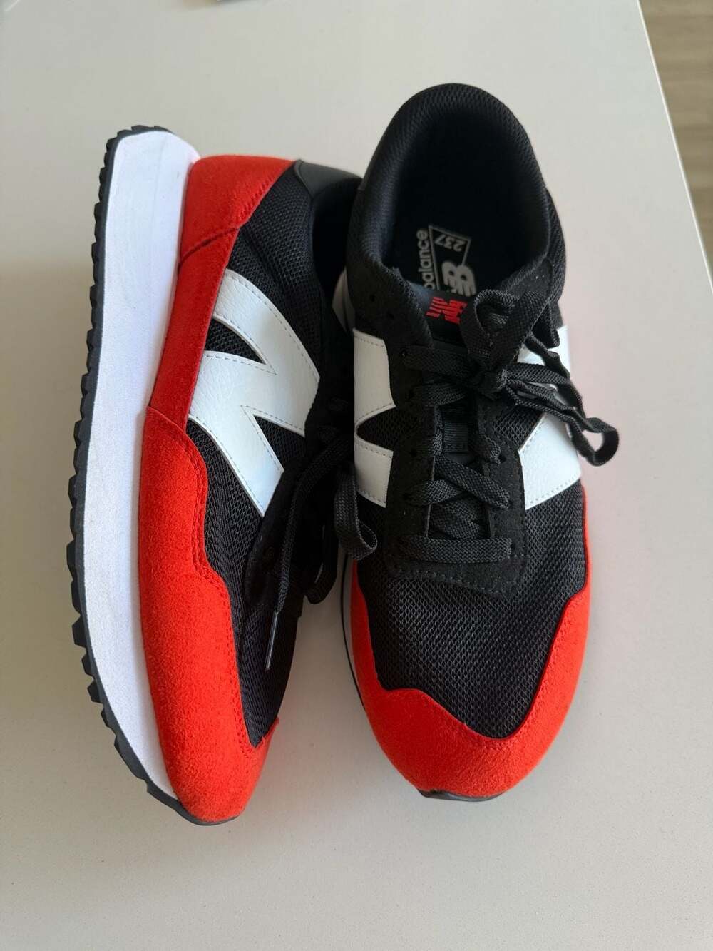 New Balance 237 Lifestyle Sneakers in Black Neo Flame MS237PR1